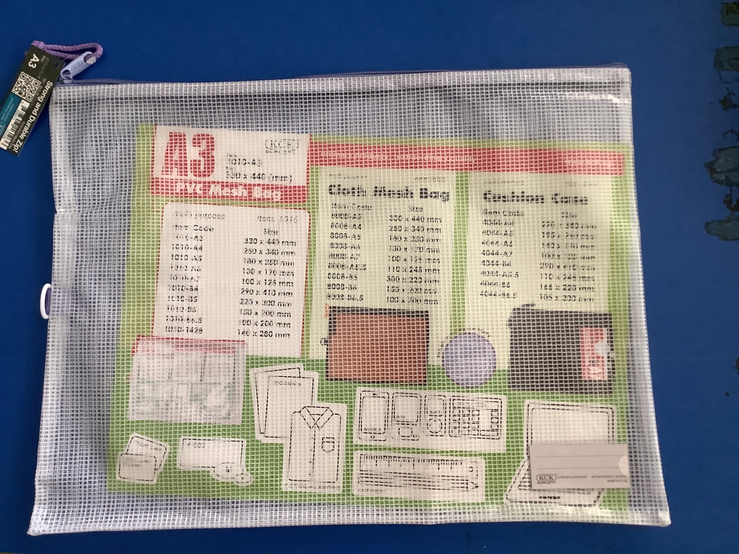 KRSS - A3 Mesh Zipper Bag (for D&T)